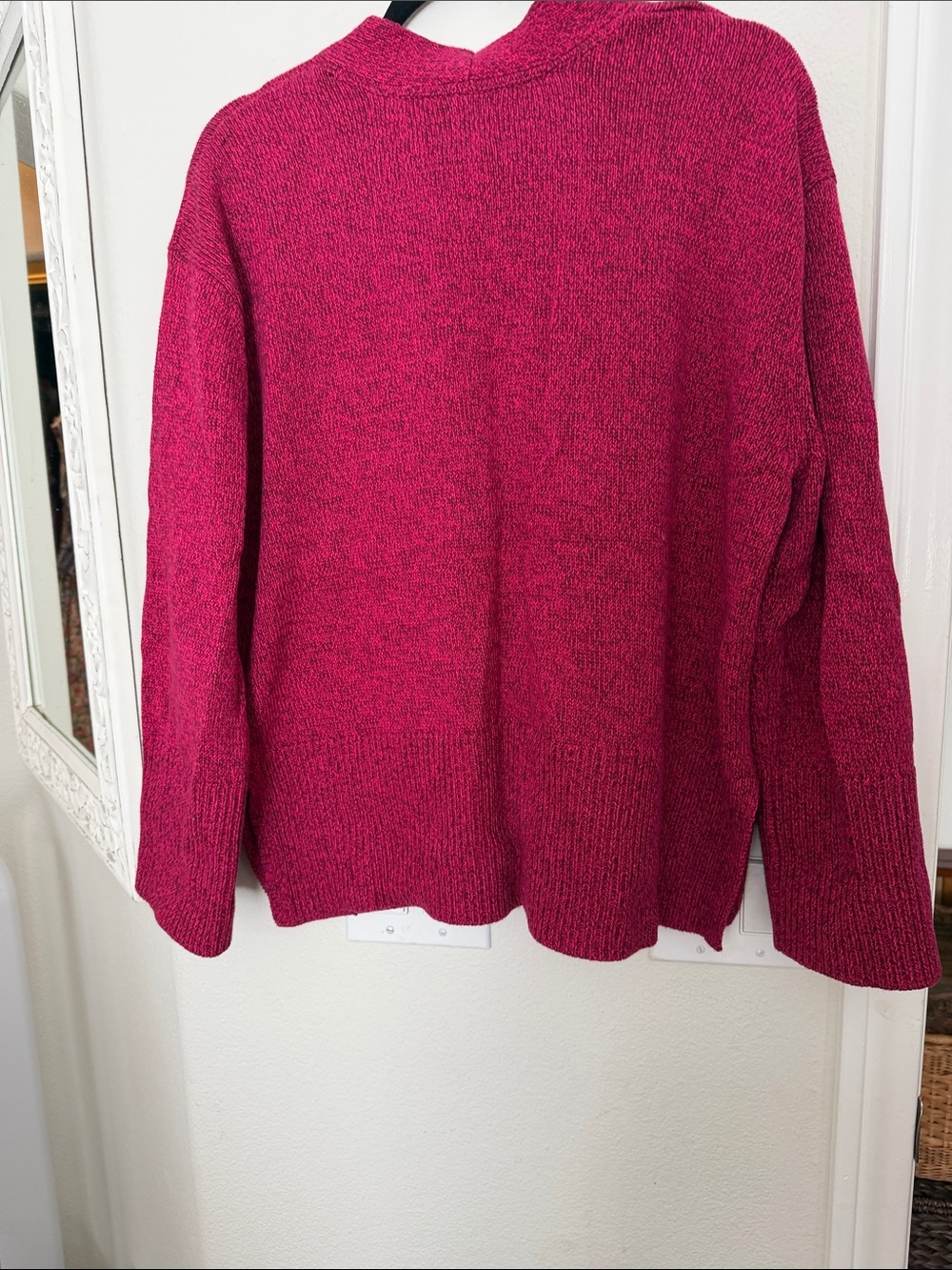 GAP Women's Raspberry Button Cardigan Sweater - Picture 6 of 10